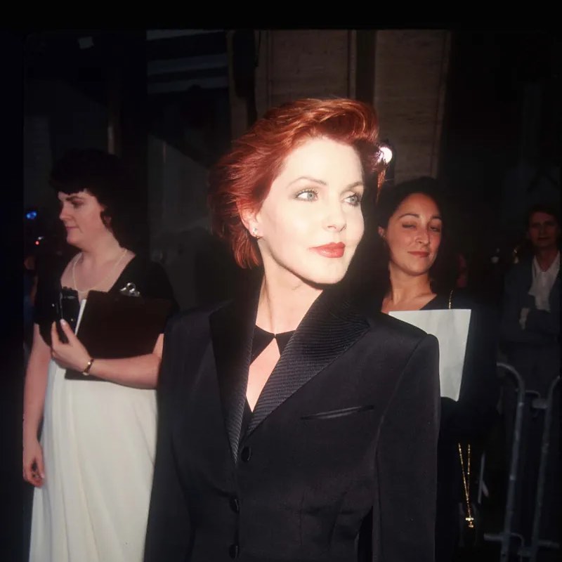 Priscilla Presley at the Fifi Fragrance Awards known as the Oscars of fragrance. 1996