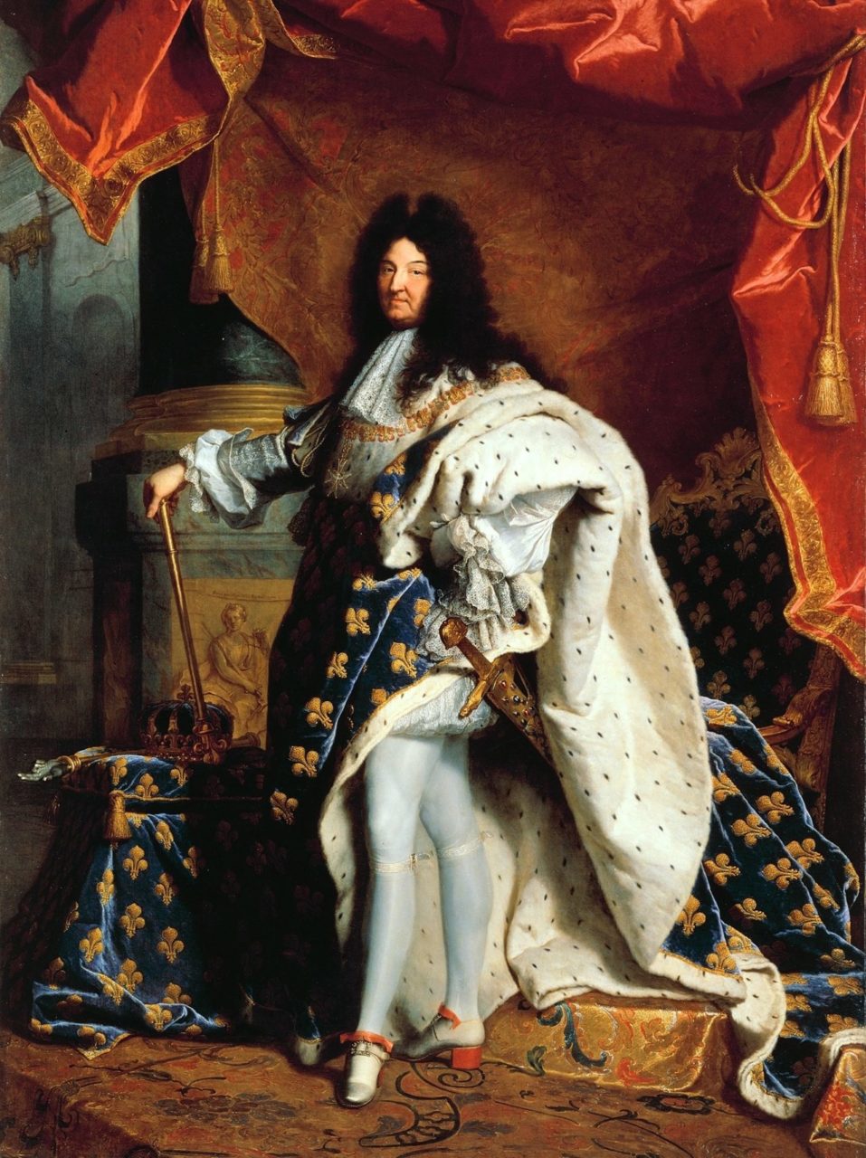 Louis XIV King of France by Hyacinthe Rigaud 1