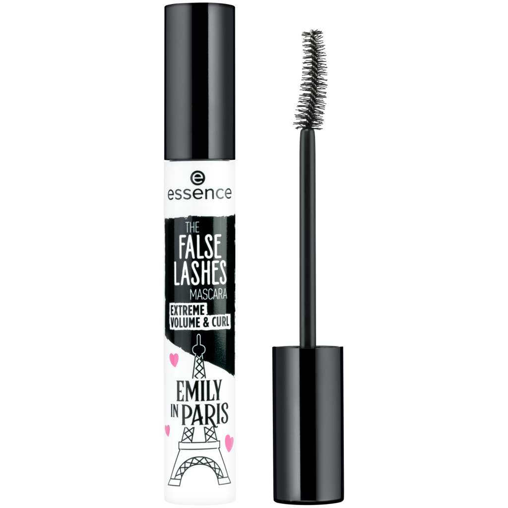 4059729438881 Image Front View Full Open943888essence EMILY IN PARIS by essence THE FALSE LASHES MASCARA EXTREME VOLUME CURL 01