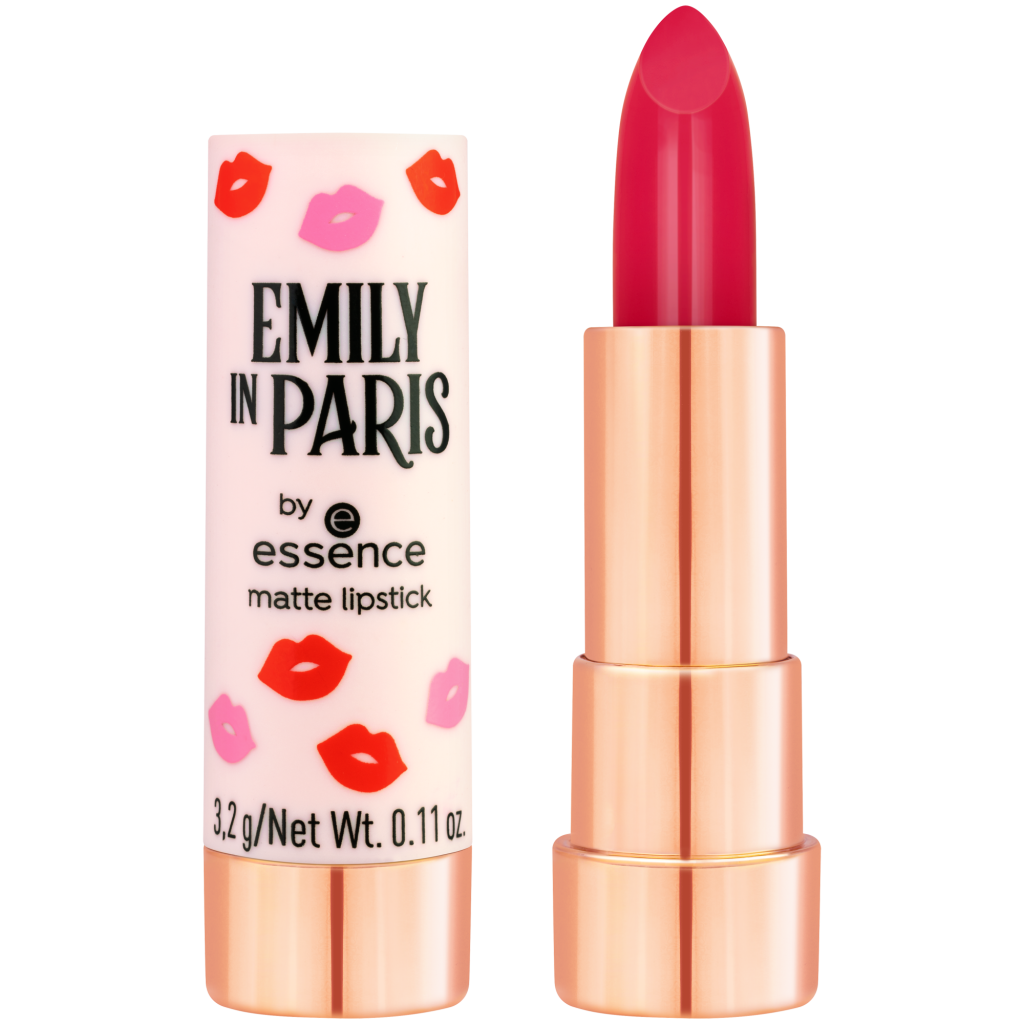 4059729438911 Image Front View Full Open943891essence EMILY IN PARIS by essence matte lipstick 01