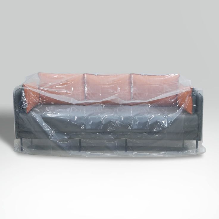 Plastic Couch CoverWaterproof Sofa CoverWaterproof Clear See Through Plastic Furniture ProtectorSectional Couch Covers Sofa Cover92 Wx42 D