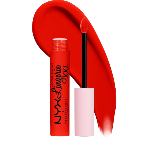 NYX PMU Makeup Lips Liquid Lipstick LIP LINGERIE XXL LXXL27 ON FUEGO 0800897132156 Extra 25yrs removebg preview
