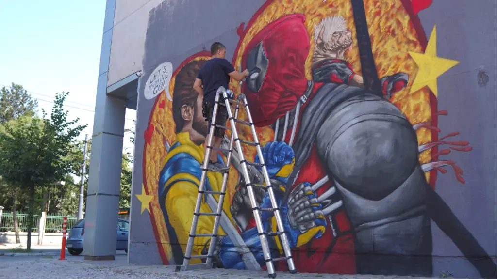 mural deadpool