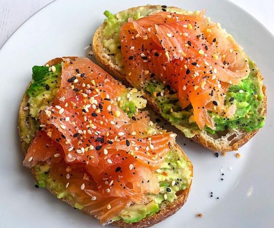 salmon avocado