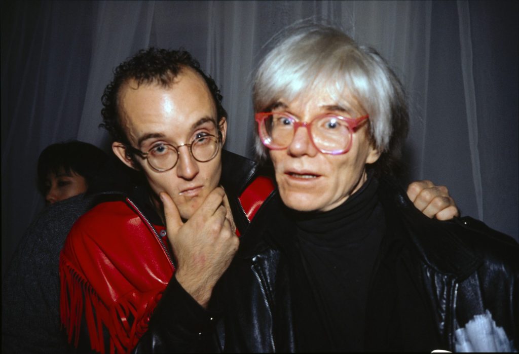 Keith Haring Andy Warhol New York City 1985