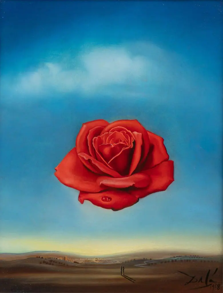 Salvador Dali Rose Meditative