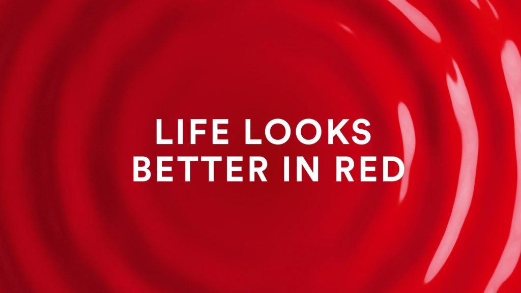 life looks better in red