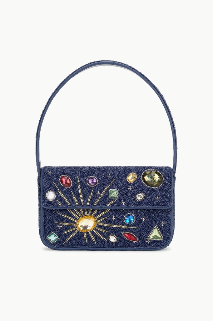 STAUD TOMMYBEADEDBAG NAVYCELESTIAL ECOMM 1