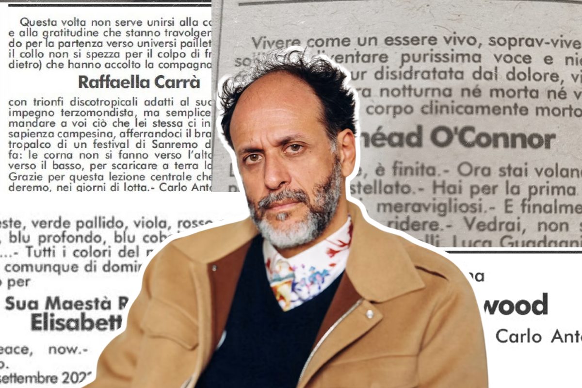 U kakvoj su vezi Luca Guadagnino i čitulje? Zabavnijoj nego što mislite! 1 ČITULJE