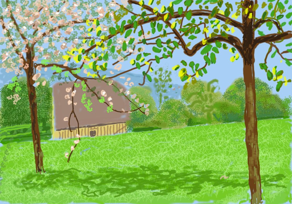 Izložba godine: DAVID HOCKNEY u Muzeju savremene umetnosti Beograda 8 Foto 1 Foto 1 Dejvid Hokni 23. april 2020 No. 2 iPad slika © David Hockney