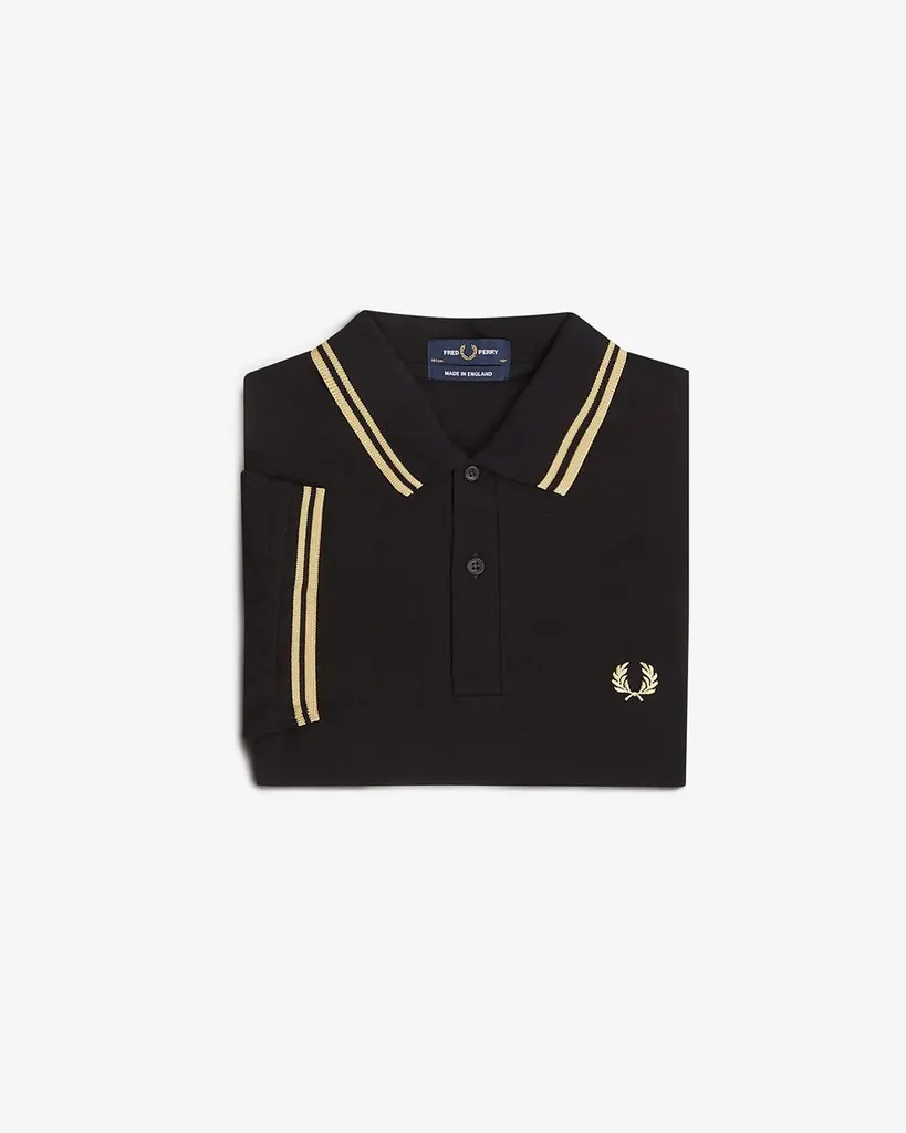 The Fred Perry Shirt in Black Champagne Champagne. Theres no competition. FredPerry FredPerryShirt MatchFit copy