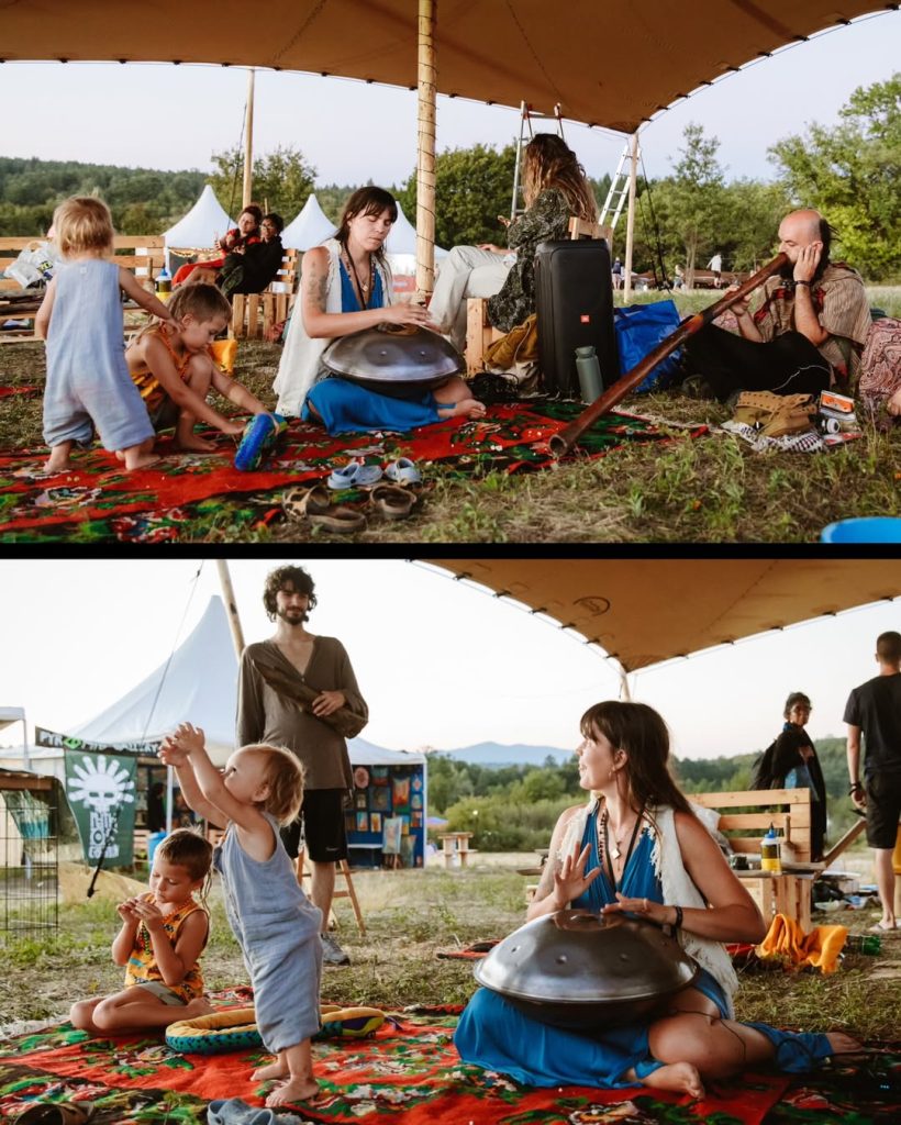Families and little dreamers are a beautiful part of Pyramid Festival. Here children gr⭕️w up s