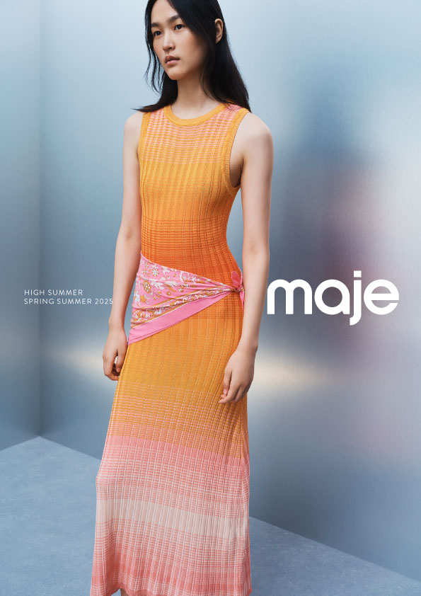 Maje predstavlja kolekciju „Tropski beg“ – spoj francuskog šarma i letnje svežine 7 HIGH SUMMER MAJE SPRING SUMMER 25 PRESS RELEASE 1