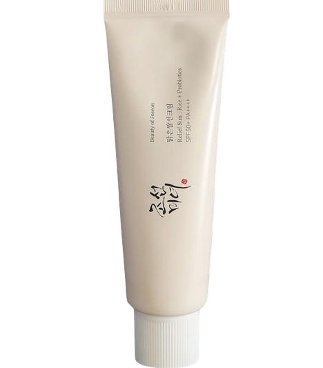 Kako da SPF ne zapuši pore na koži i ne ostavi beli trag 11 Screenshot 2025 07 03 at 10 05 33 Beauty of Joseon Relif Sun krema za zastitu od sunca pirinac probiotici SPF50 PA 50 ml dm.rs removebg preview