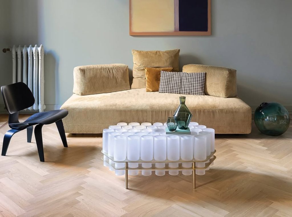 The NorCal based Czech glass company debuts a new product category tables. The inaugural design