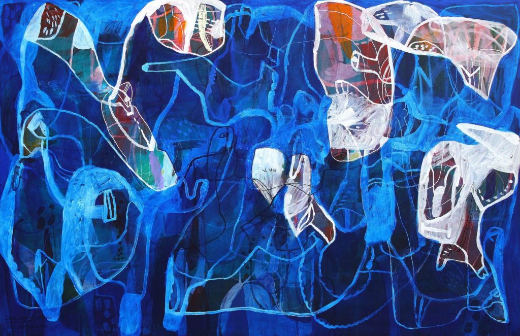 Nije lose biti tihm akril na platnu 150x230 cm
