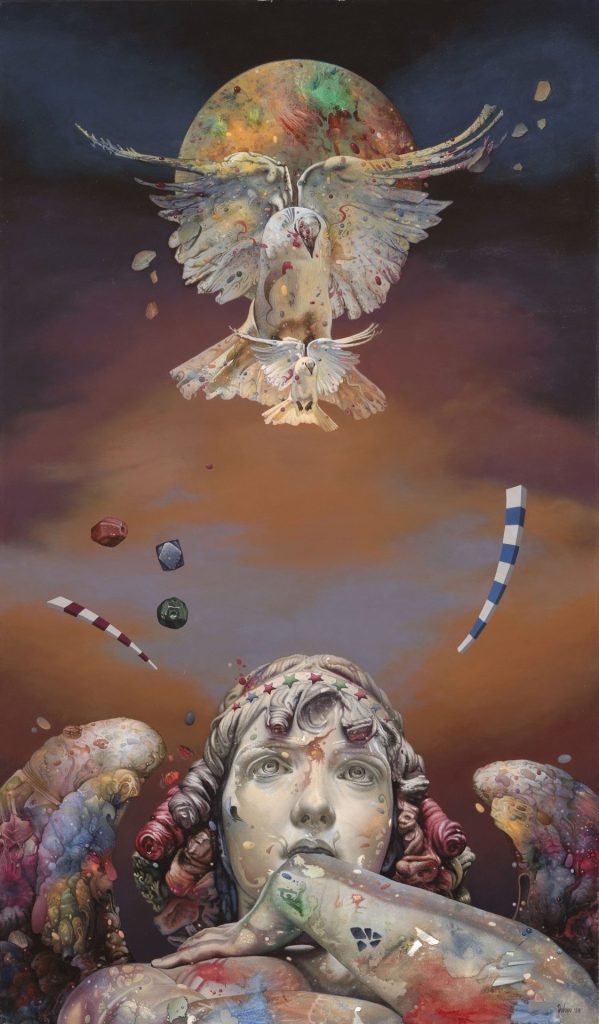 Dragan ilic di vogo Priznajem sve priznajem Ulje na paltnu 120x70cm 2023god