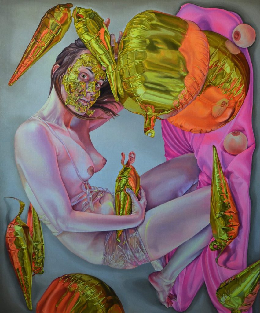 Maja Obradovic Sedam zlatnih suza ulje na platnu 110 x 90 cm 2025 RGB