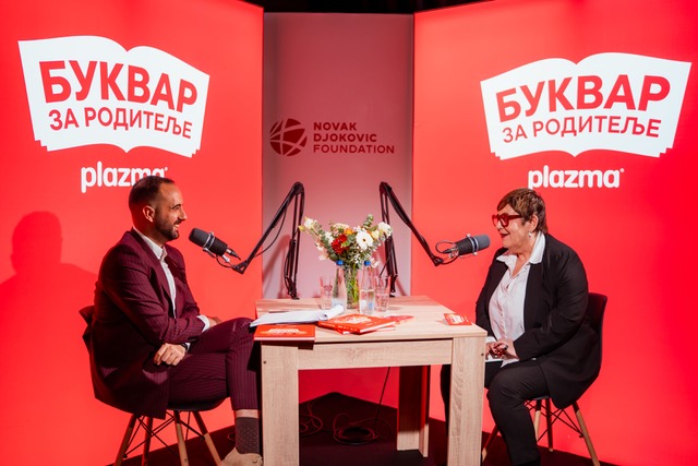 Plazma i Novak Đoković Fondacija predstavili Bukvar za roditelje 16 Smiljana Grujic i Roberto Grujicic