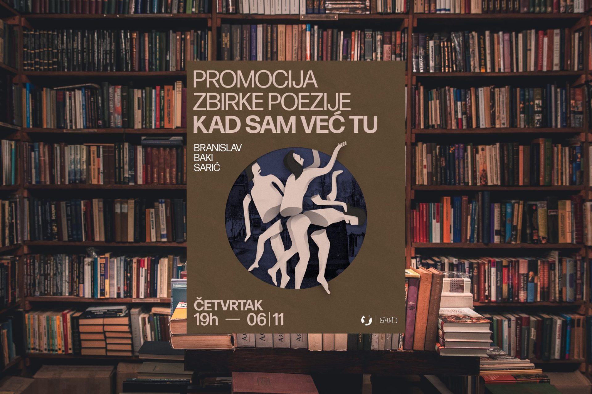Predstavljanje zbirke poezije Branislava Bakija Sarića „Kad sam već tu“ 1 1284