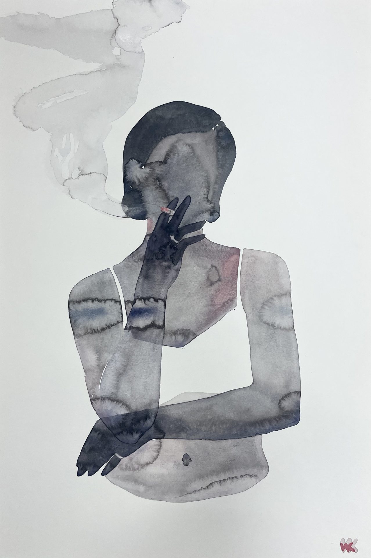 2. irena kuzmanovic 22.22h akvarel na papiru 56x38cm 2025