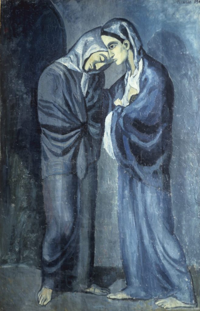 Pablo Picasso LEntrevue 1902 Hermitage Museum of Saint Petersbourg