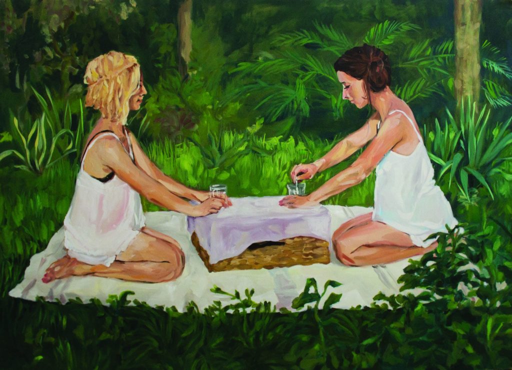 tesko je biti siguran 100x140cm ulje 2024