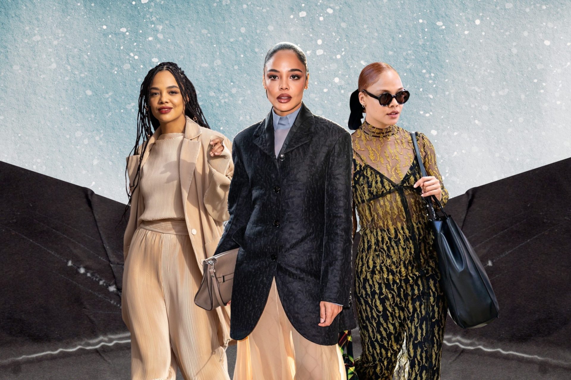 Tessa Thompson u 5 autfita koje bismo nosili na praznične zabave 1 autfit