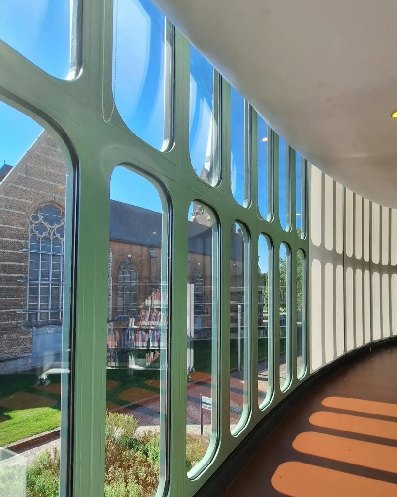 Organic . architecture After deliveries in Belgium we came across this beauty Public lib3