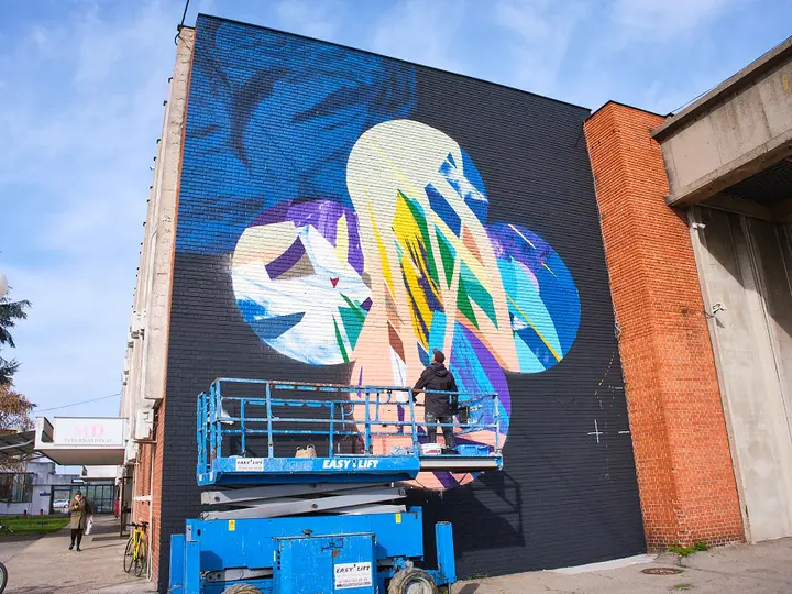 irski festival mural