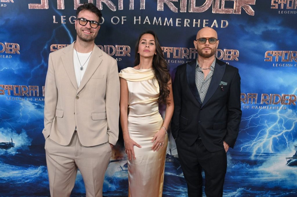 Zoran Lisinac Ivana Dudic Domagoj Mazuran premijera filma Storm Rider foto Michael Mattes