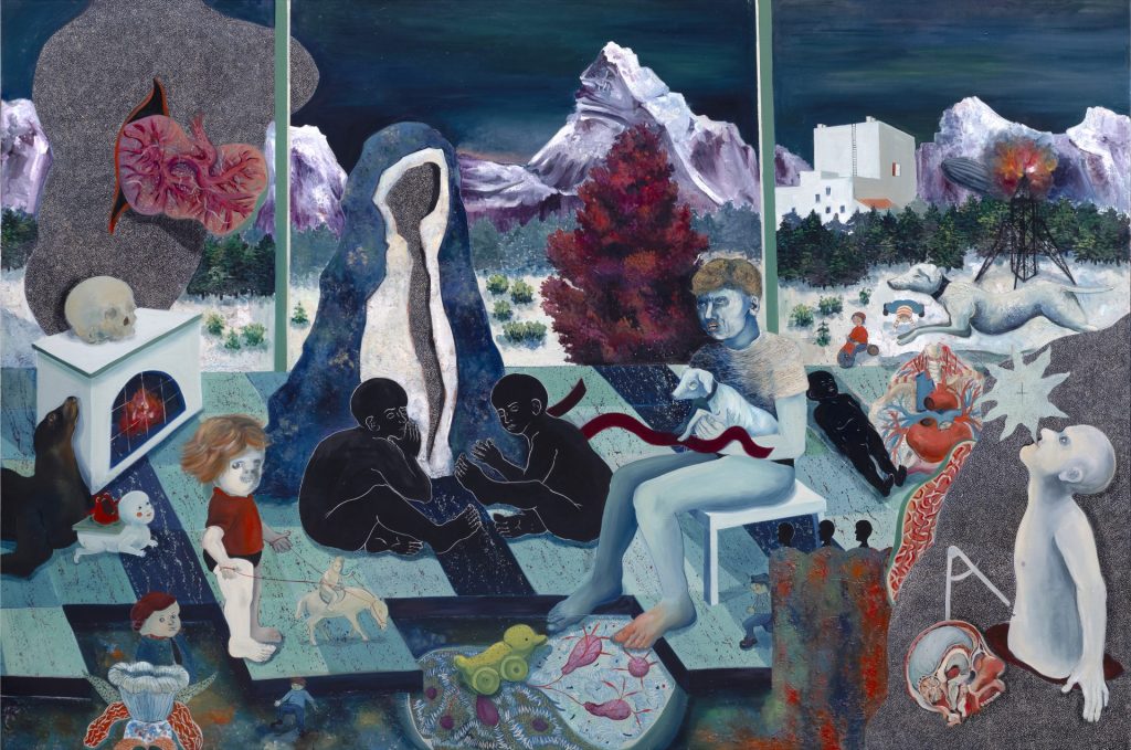 5. Sveta planina ulje na platnu 200x300 cm 2024