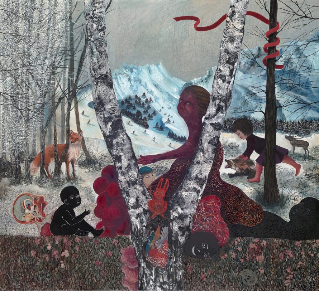 7.Carobni breg preliminarni naslov ulje na platnu 200x220 cm 2026. photo Vladimir Popovic