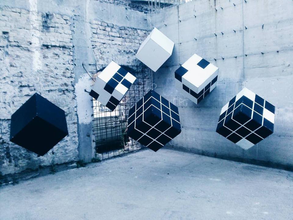 SADAMALA Mixer festival Black Box prostorna instalacija