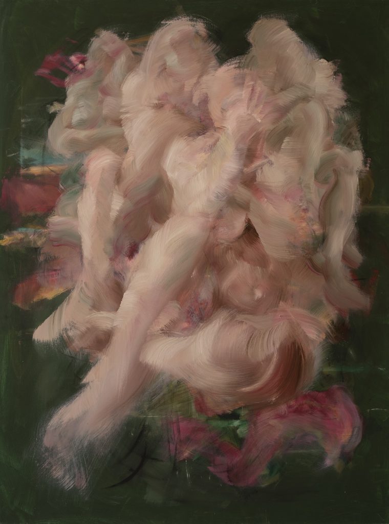 MIRIS RUZE ulje na platnu 90x1120cm