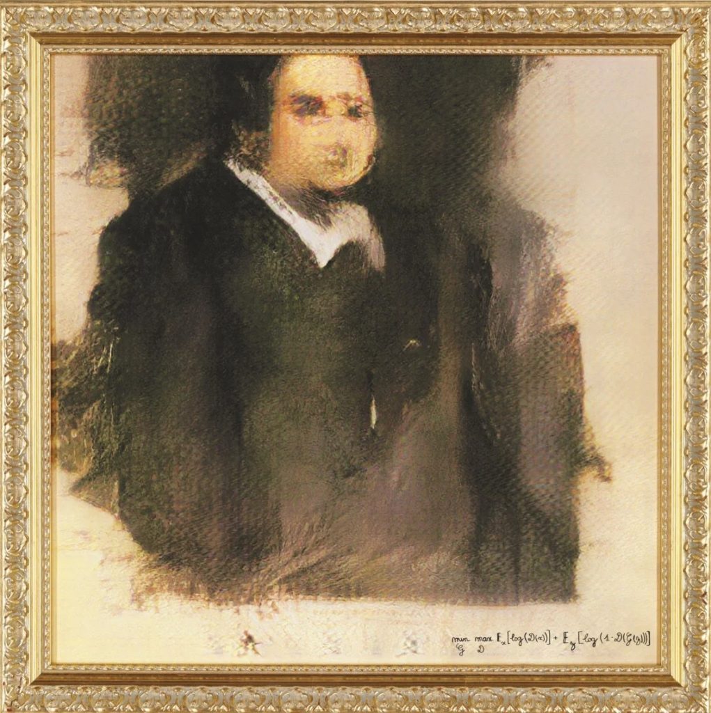 Osam godina otkako je veštačka inteligencija ušla u svet umetnosti - gde smo danas? 7 Portrait of Edmond de Belamy 2018. Courtesy of Christies