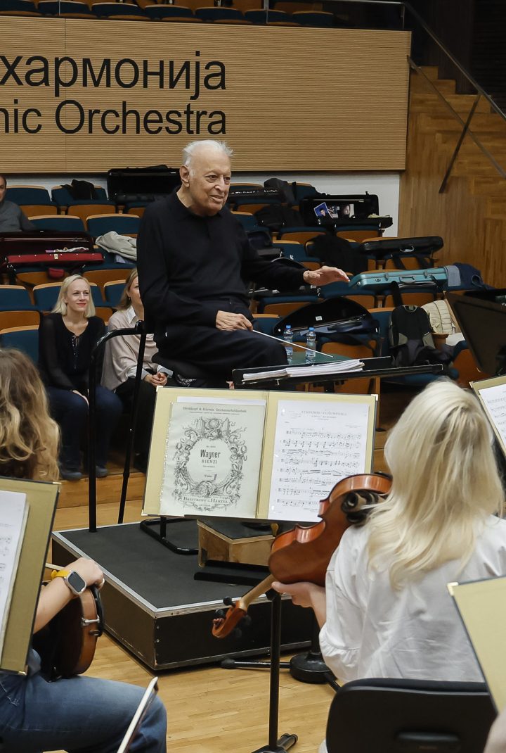 Zubin Mehta na prvoj probi u BGF, 2026, foto M. Đoković